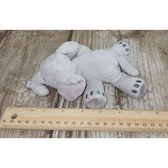 Philips Avent Elephant Soothie Snuggle Pacifier Holder Gray Plush Lovey Paci - Picture 5 of 5